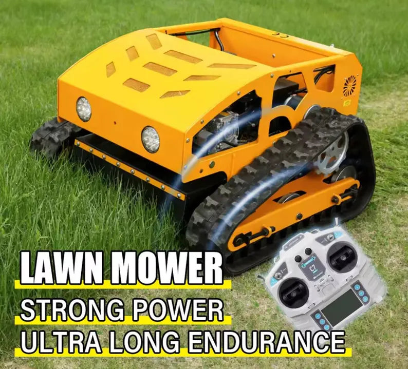 Customized 550mm Cutting Width Remote Control Petrol Lawn Mower!