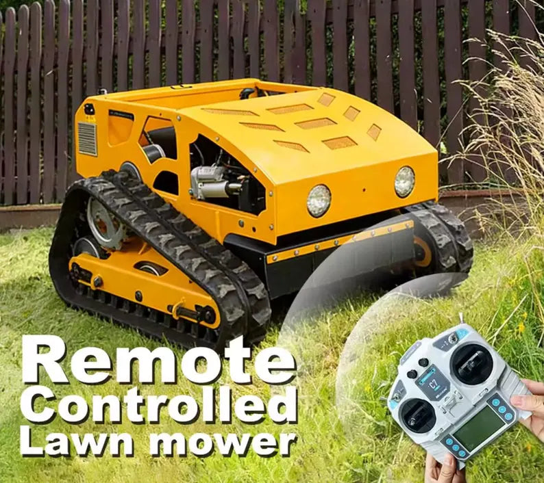 Customized 550mm Cutting Width Remote Control Petrol Lawn Mower!